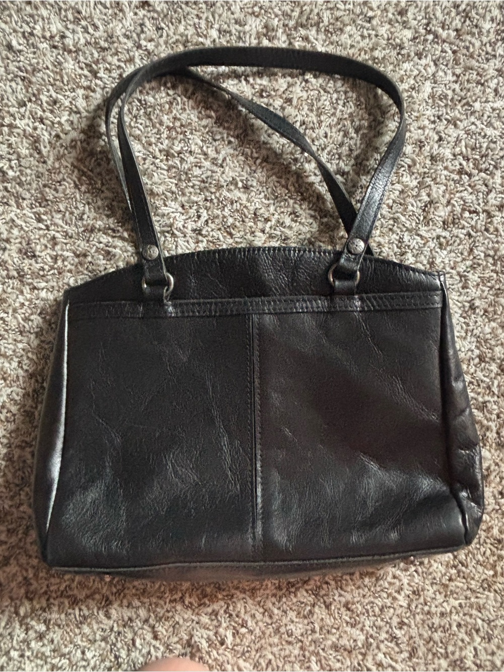 Patricia Nash Black Poppy Tote Bag